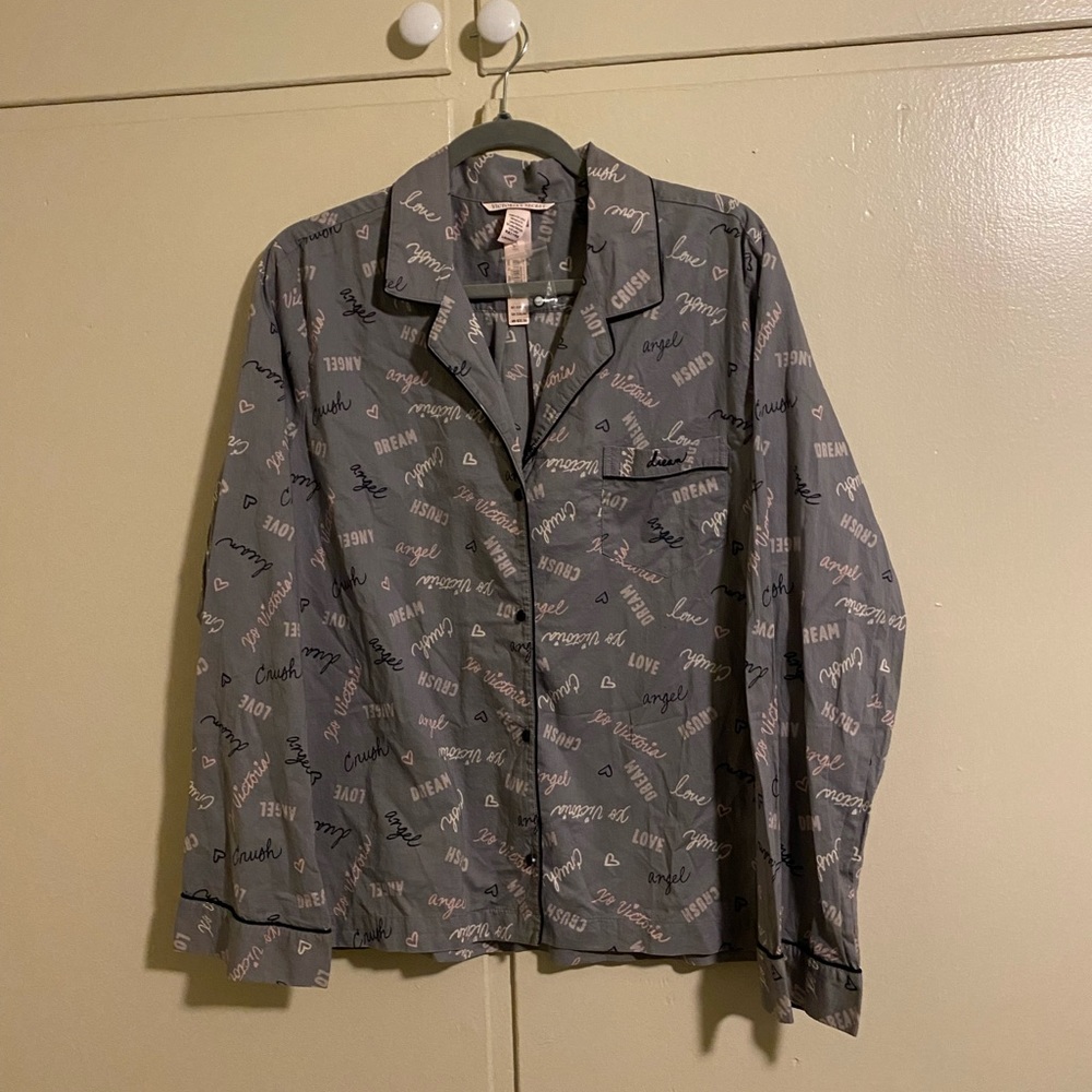 New Victoria Secret pajama top large